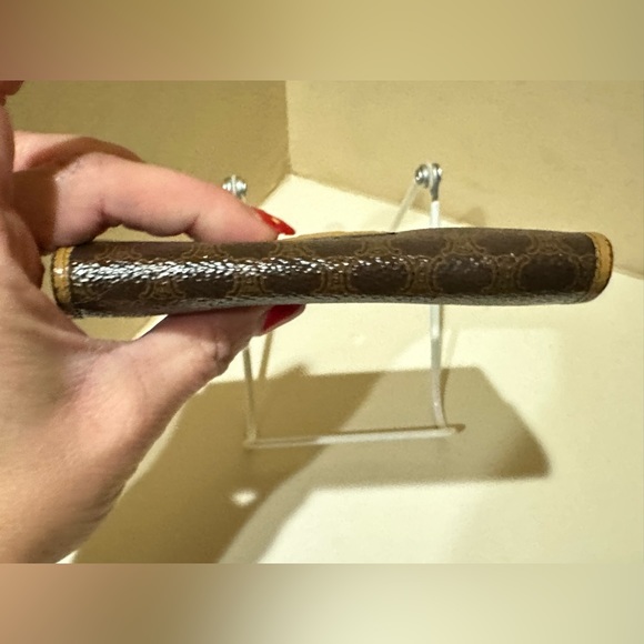 Celine Wallet Bifold Mcadam Brown PVC Leather - Picture 6 of 12